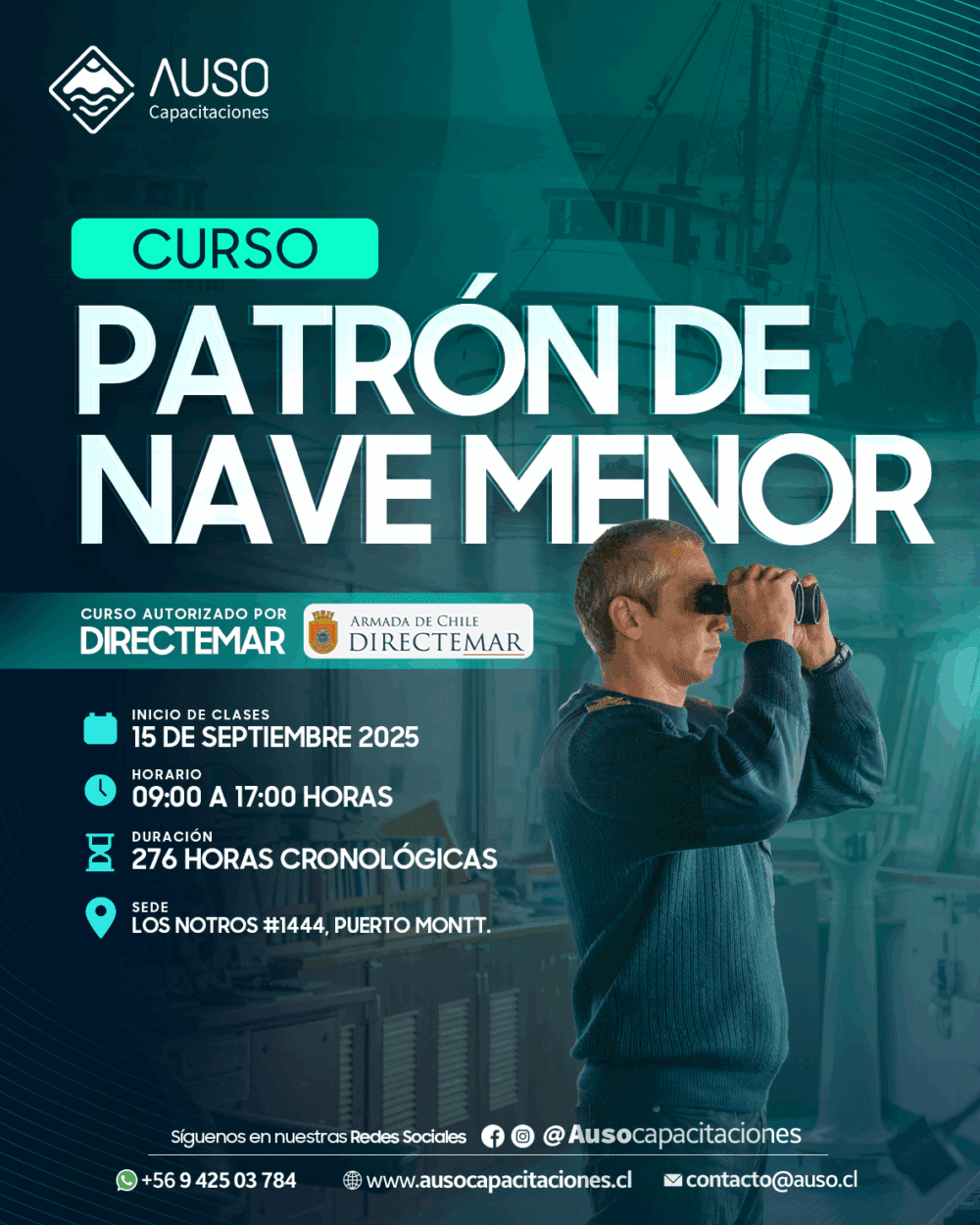 Curso Patrón de Nave Menor - Presencial