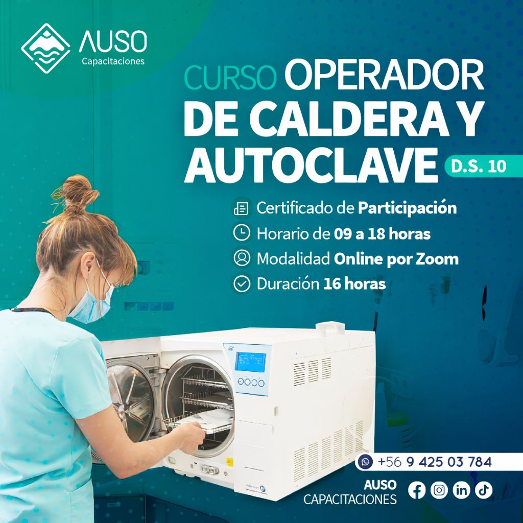 Curso Operador de Caldera y Autoclave DS10 - Asincrónico