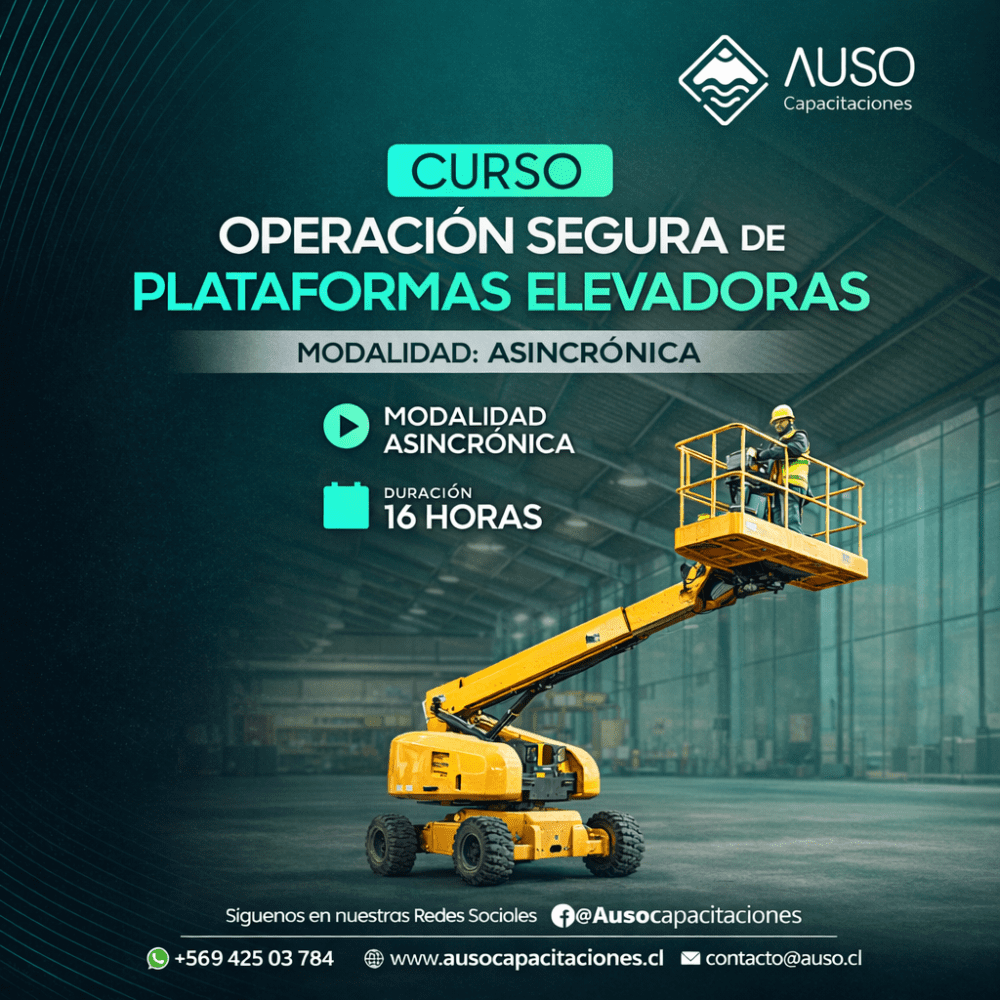 Curso Operación Segura de Plataformas Elevadoras - Asincrónico